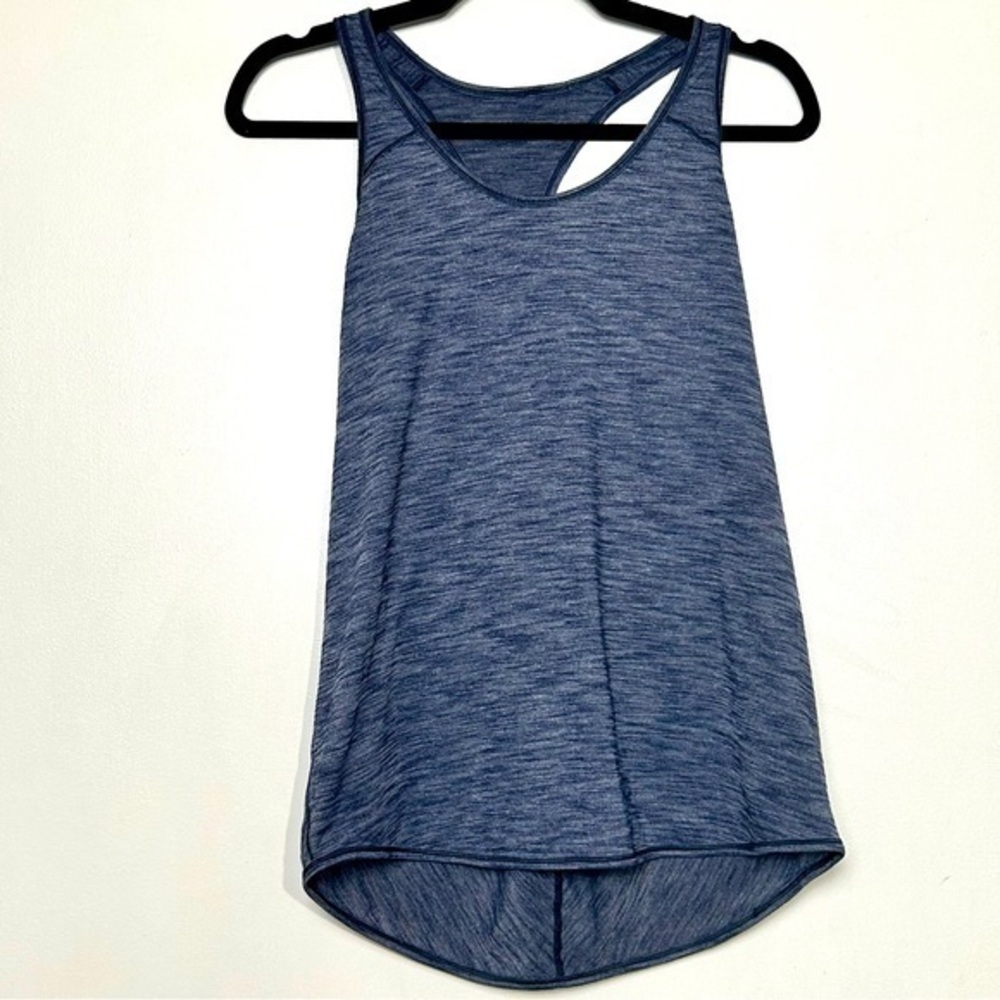 Lululemon Heather Blue Tank Top- Size 6/8